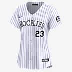 売れ筋商品|||ナイキ カットソー トップス レディース Colorado Rockies Women's Charlie Blackmon Official Player Replica Jersey White womens-nike-charlie-blackmon-